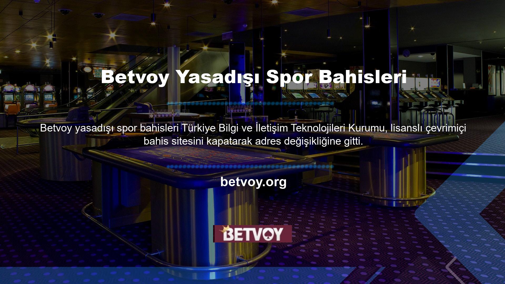 Yeni bir giriş adresi ile Türkçe dil seçenekleri ile sanal spor oyunları ve canlı casino oyunlarını kullanabilir, BTK tarafından engellenmeyen sayfalarda para kazanabilirsiniz