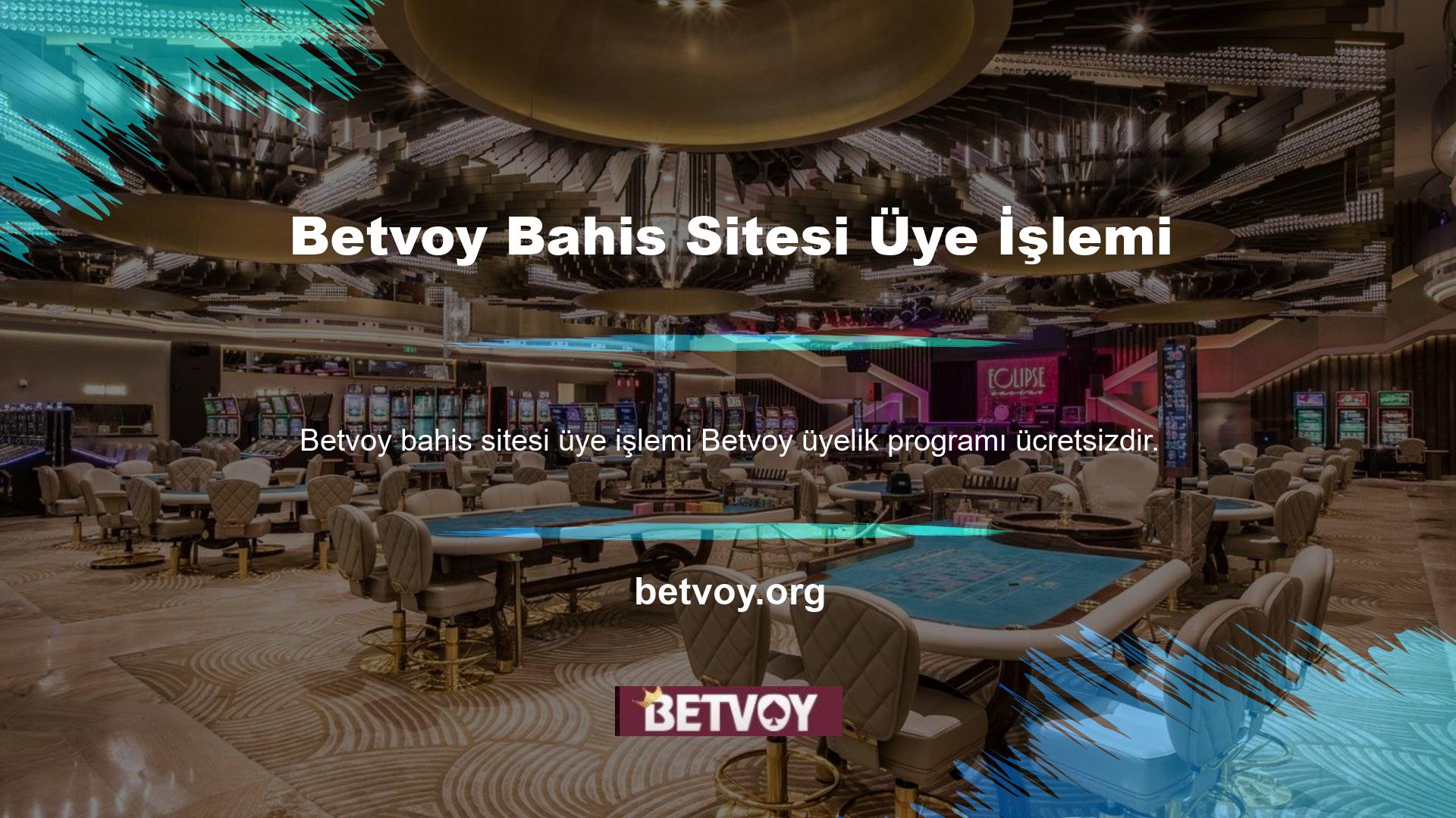 Betvoy Bahis Sitesi Üye İşlemi Bazı casino siteleri yeni üyeler için komisyon alır